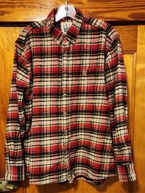Kiel James Patrick Button-Up Flannel Shirt Men's XL